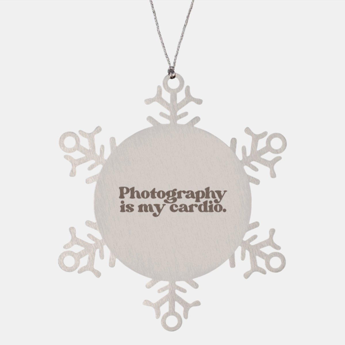 Photographer 70s 1970s Photography Camera Ornament, Gifts, Snowflake Ornament, Christmas, Stocking Stuffer