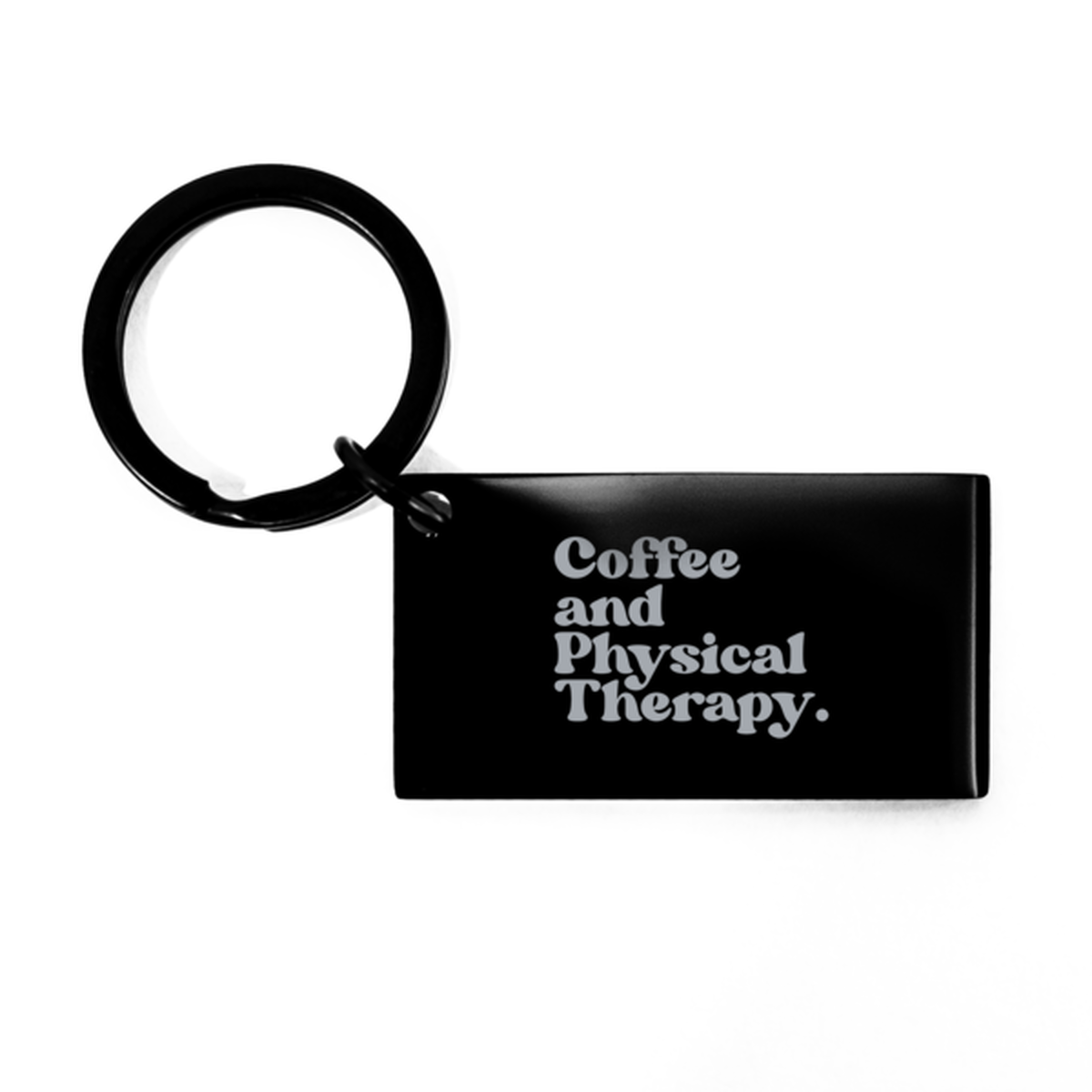 Physical Therapist 70s 1970s PT Therapy Keychain, Gifts, Car House Key Ring Chain, Christmas, Stocking Stuffer