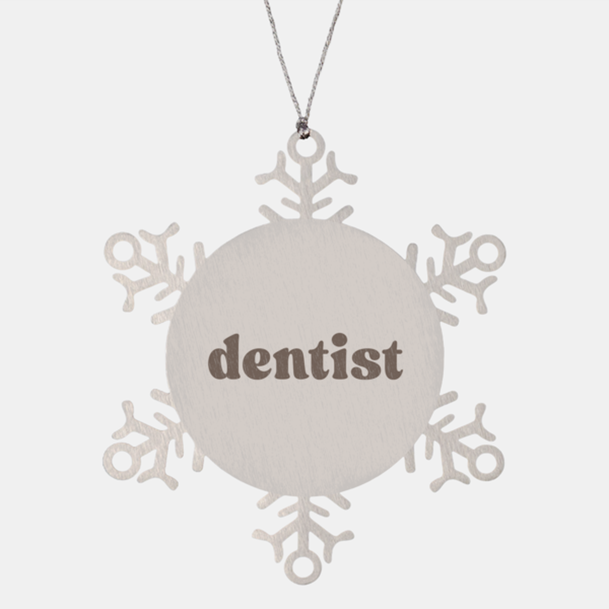 Dentist Graduation Dental School Student Ornament, Gifts, Snowflake Ornament, Christmas, Stocking Stuffer