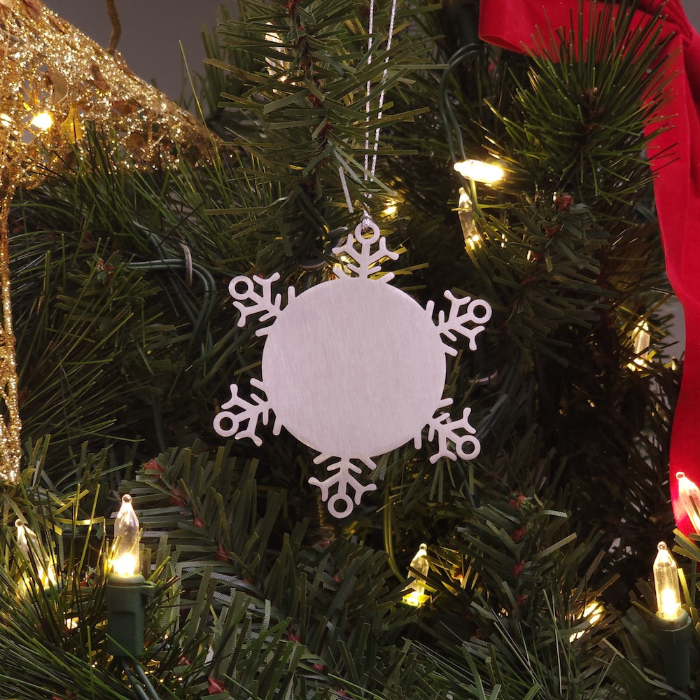 Australian shepherd Dog Mom Ornament, Gifts, Snowflake Ornament, Christmas, Stocking Stuffer