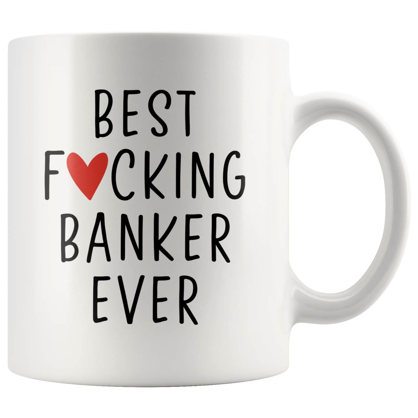 Banker Gifts, Coffee Mug, Two Tone Accent Cup, Birthday Gift for Men and Women