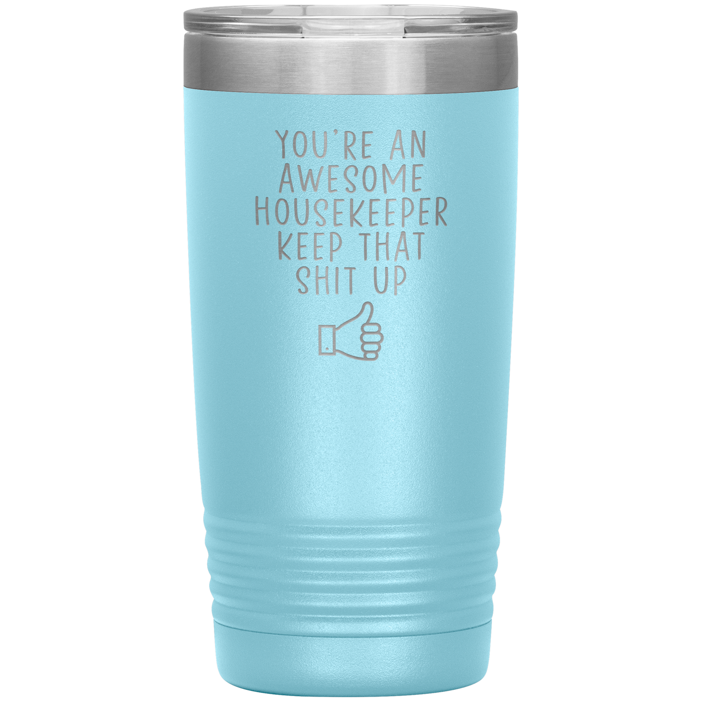 Ménkeeper Tumbler, Housekeeper Cadeaux, Travel Coffee Mug, Birthday Cadeaux pour les hommes et les femmes