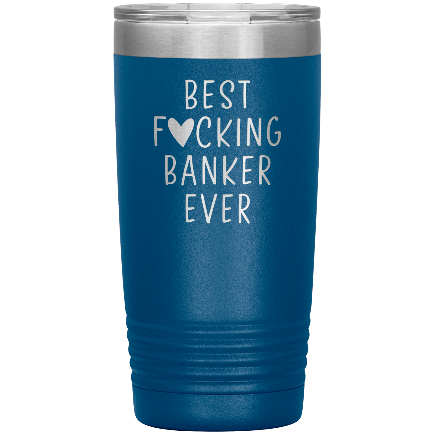 Banker Tumbler, Funny Travel Coffee Mug, Birthday Gifts for Men and Women