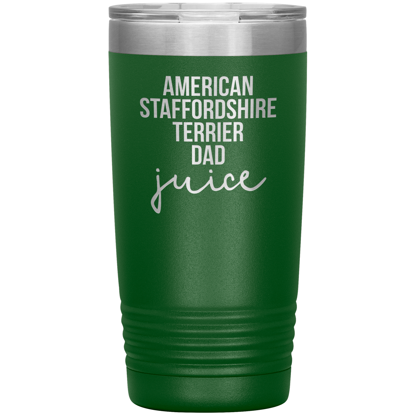 American Staffordshire Terrier Dad Tumbler, Funny Travel Coffee Mug, Birthday Gifts for Men and Women