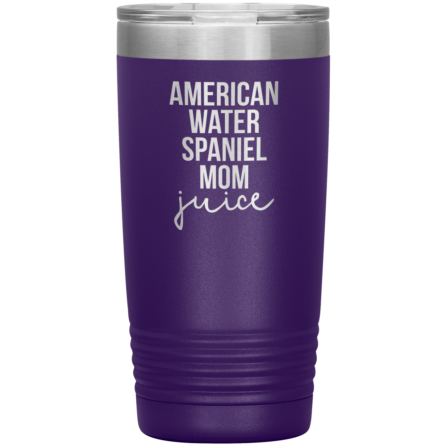 American Water Spaniel Mom Tumbler, Funny Travel Coffee Mug, Birthday Gifts for Men and Women