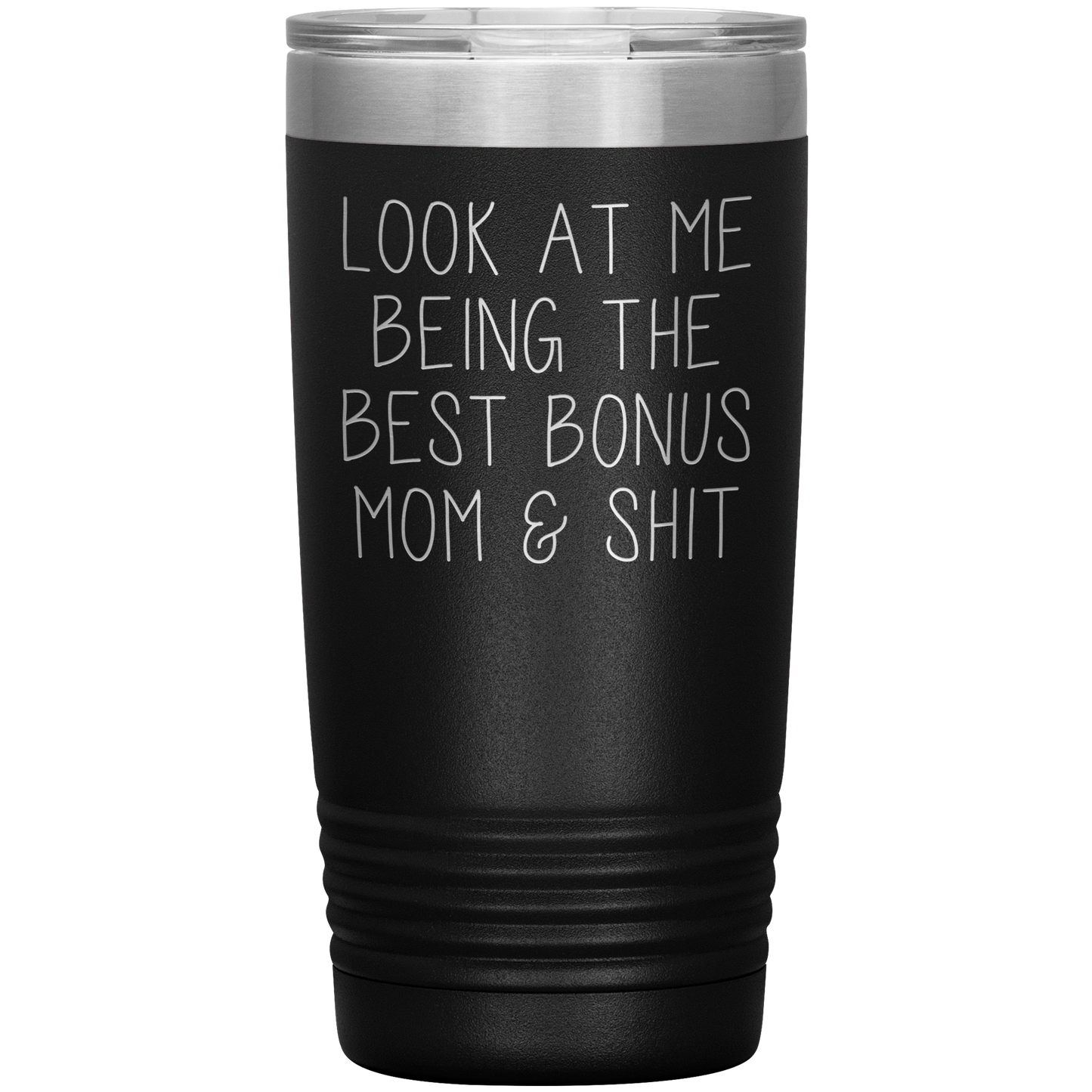 Bonus Mom Tumbler, Step Mom Gifts, Stepmom Coffee Mug, Birthday Gifts for Men and Women