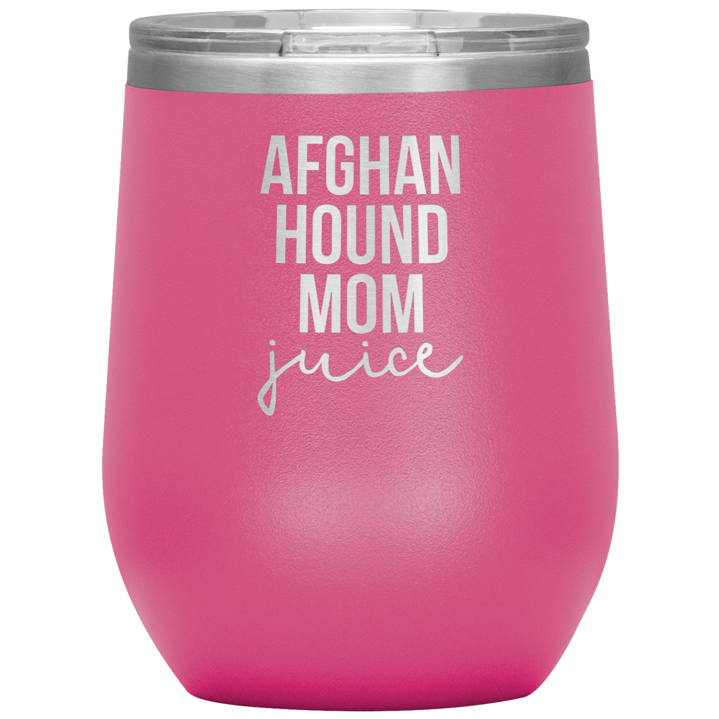 Afghan Hound Mom Wine Tumbler, Funny Travel Wine Cup, Birthday Gifts for Men and Women