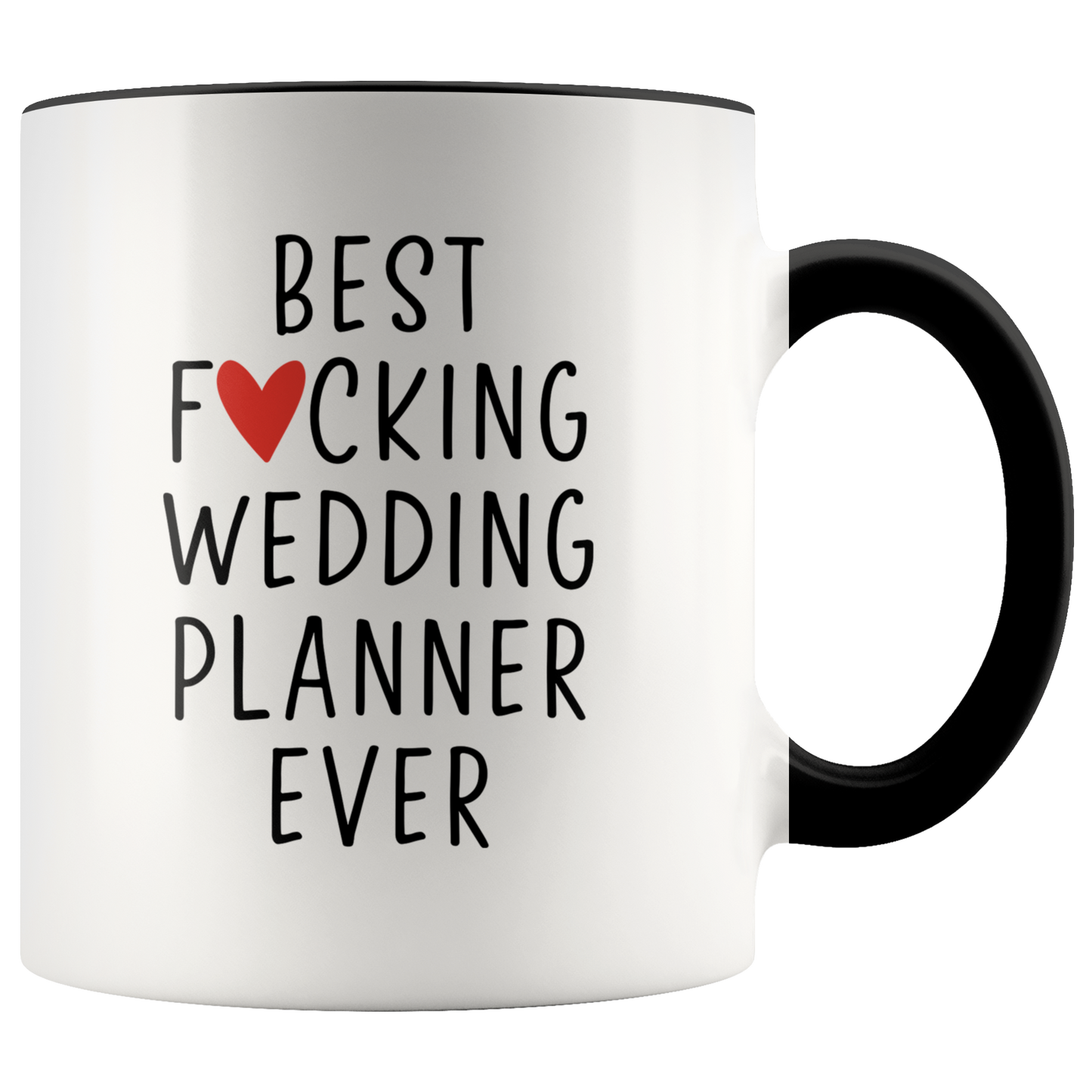 Wedding Planner Gifts, Coffee Mug, Two Tone Accent Cup, Birthday Gift for Men and Women