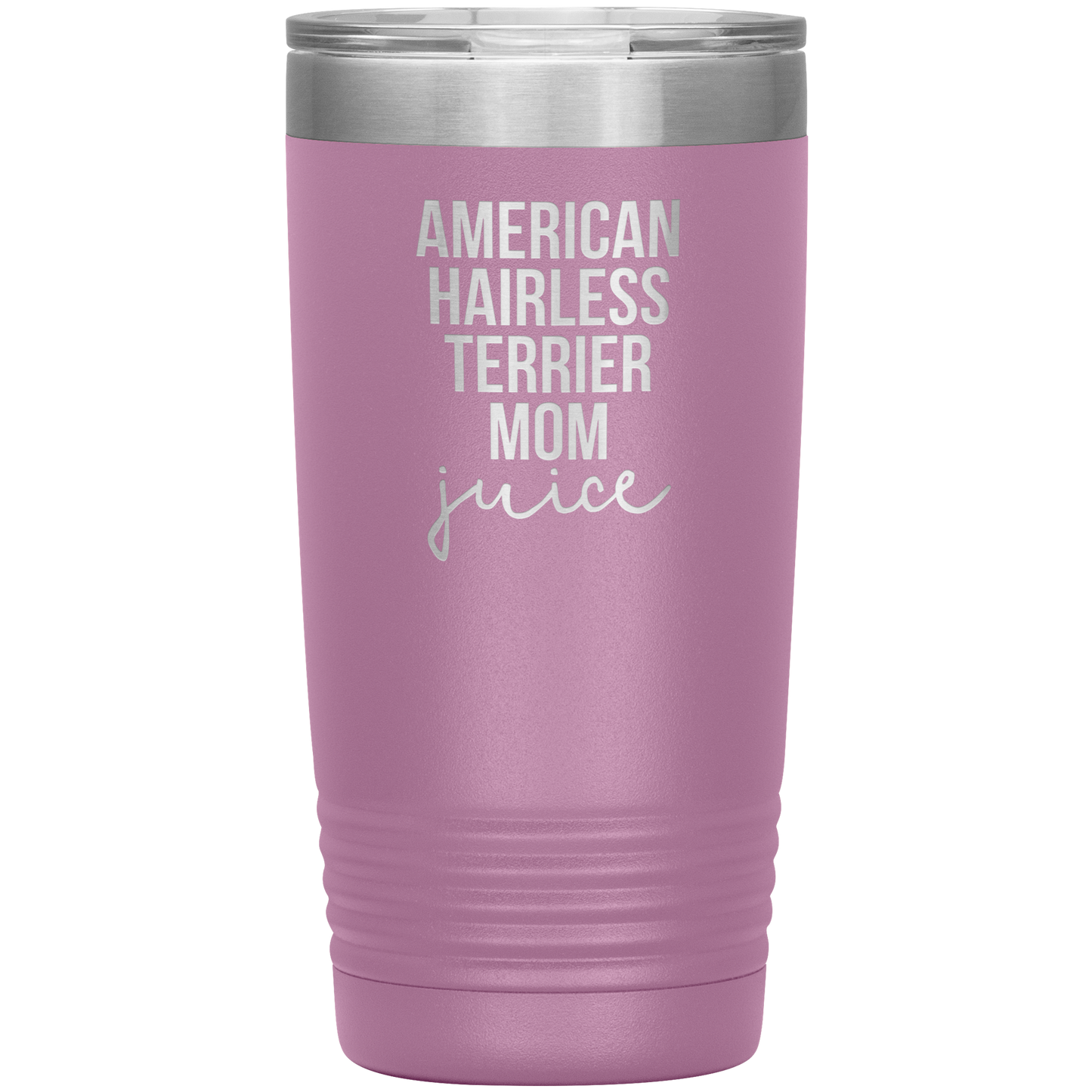 American Hairless Terrier Mom Tumbler, Funny Travel Coffee Mug, Birthday Gifts for Men and Women