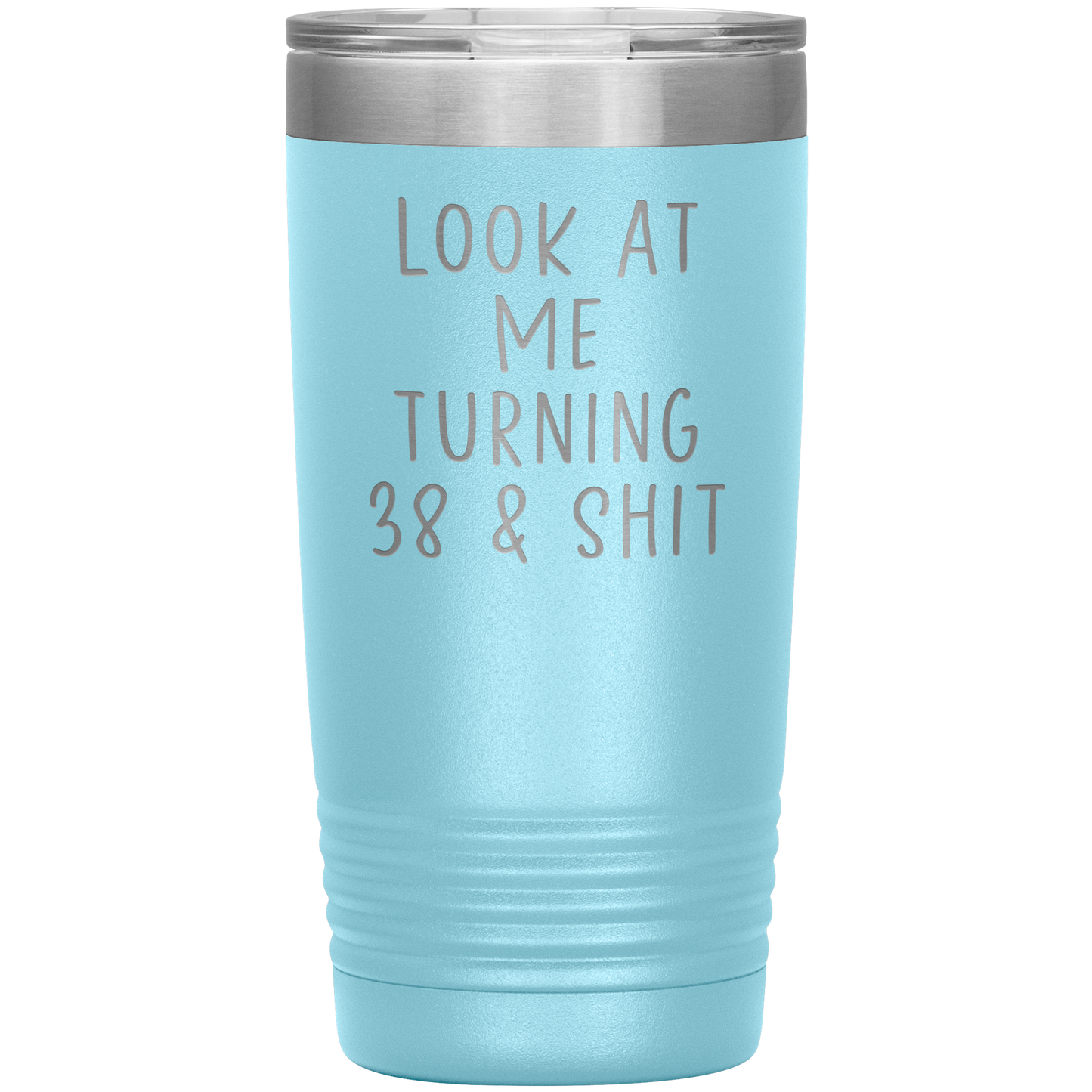 38th Birthday Tumbler, 38th Birthday Gifts, Travel Coffee Mug, Birthday Gifts for Men and Women