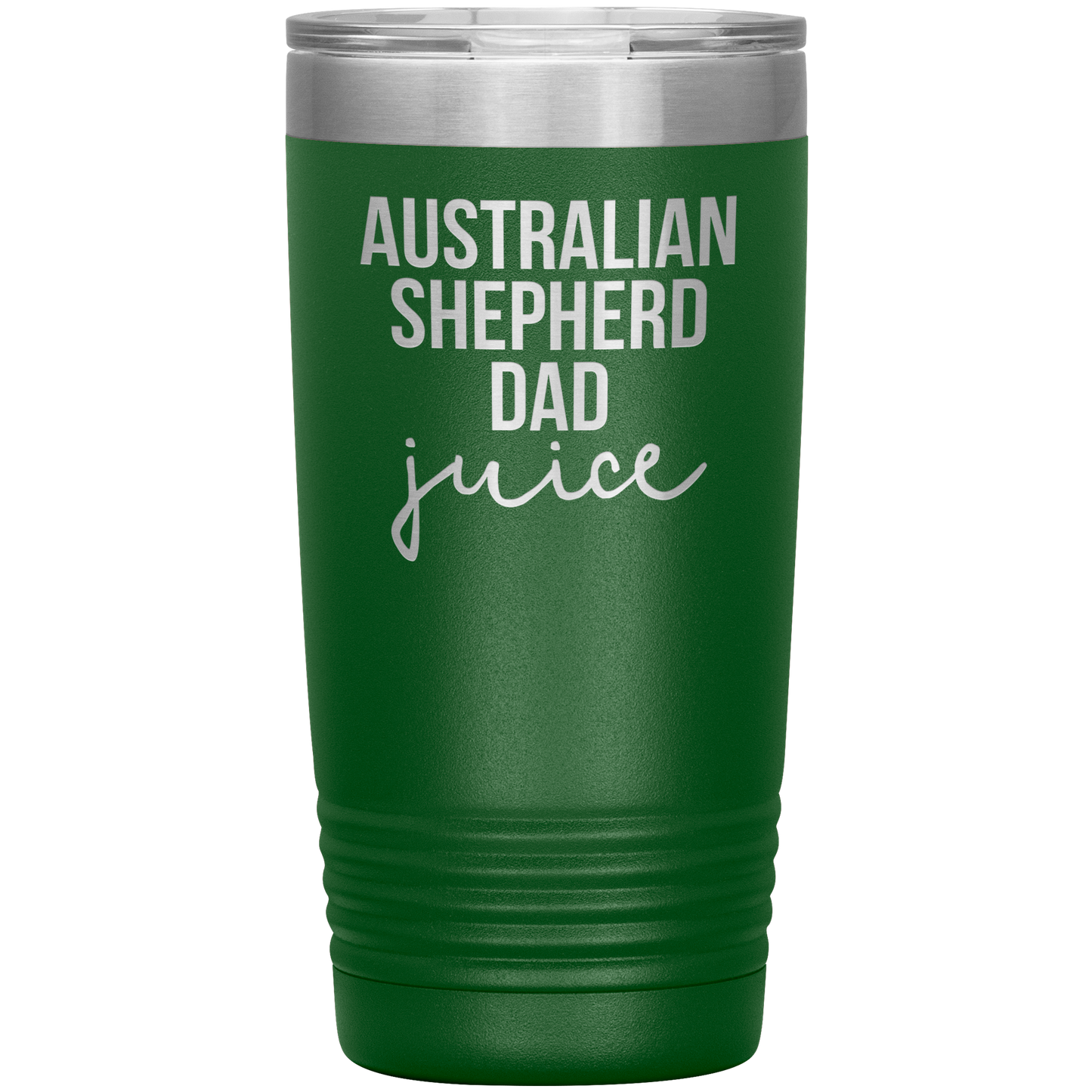 Australian Shepherd Dad Tumbler, Funny Travel Coffee Mug, Birthday Gifts for Men and Women