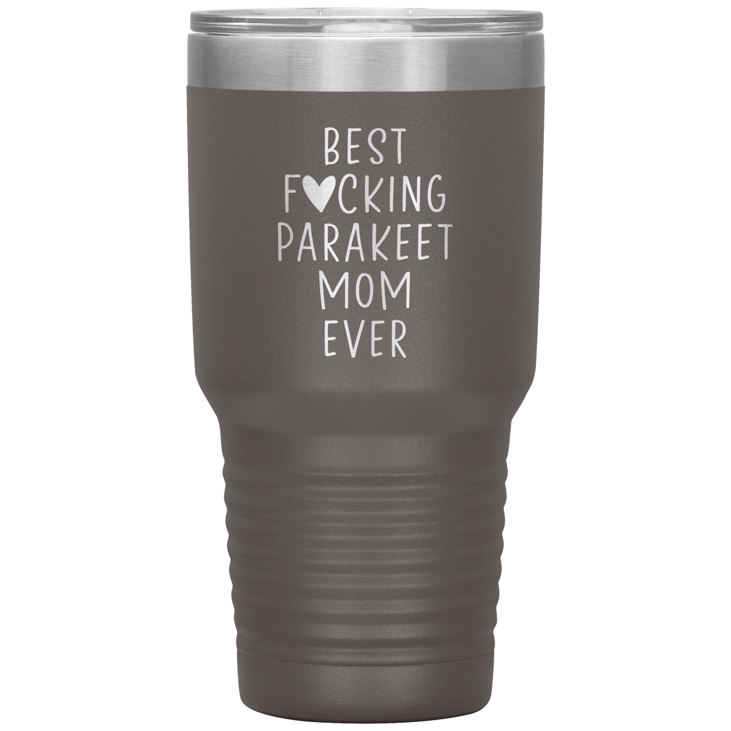 Parakeet Mom Tumbler, Parakeet Mom Gifts, Travel Coffee Mug, Birthday Gifts for Men and Women