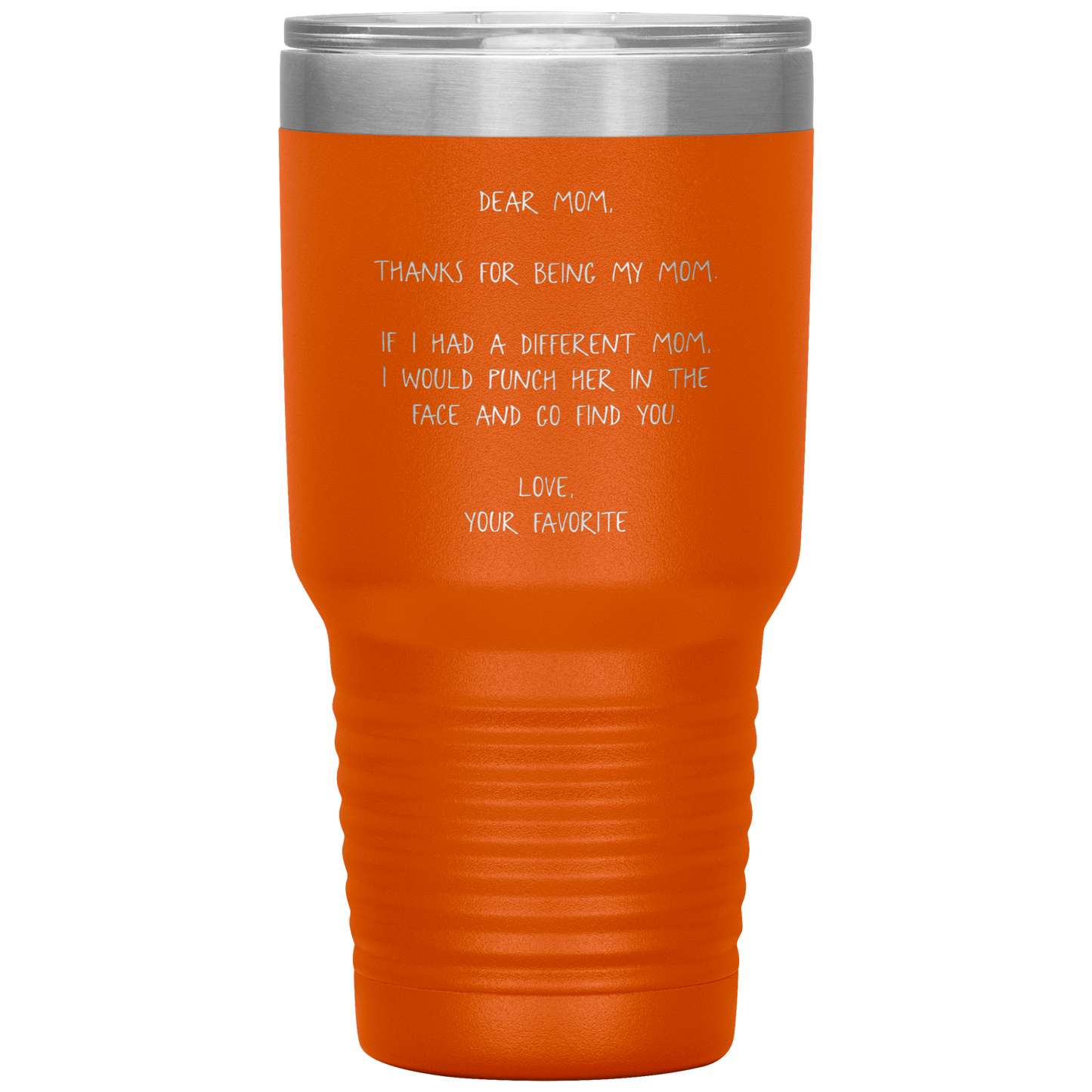 Mom Tumbler, Funny Travel Coffee Mug, Birthday Gifts for Men and Women