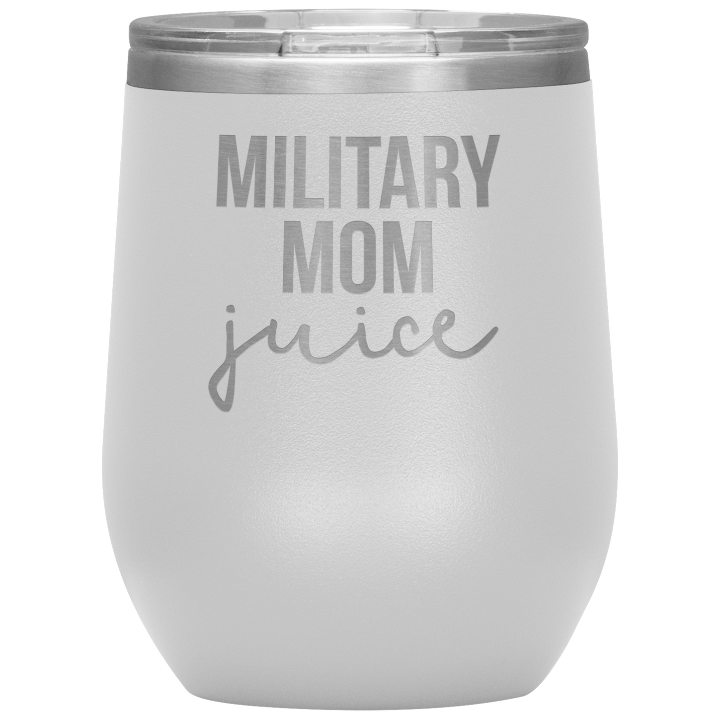 Military Mom Wine Tumbler, Military Mom Gifts, Travel Wine Cup, Birthday Gifts for Men and Women