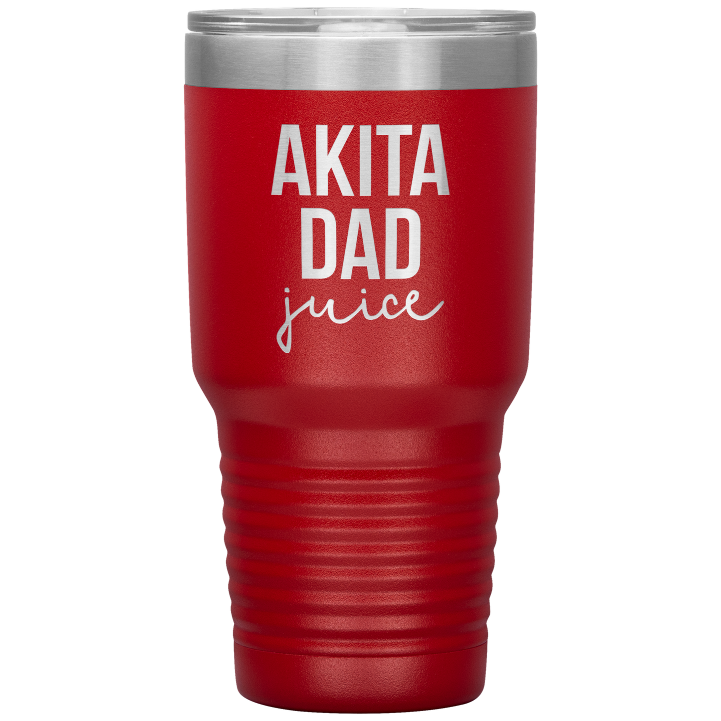 Akita Dad Tumbler, Funny Travel Coffee Mug, Birthday Gifts for Men and Women