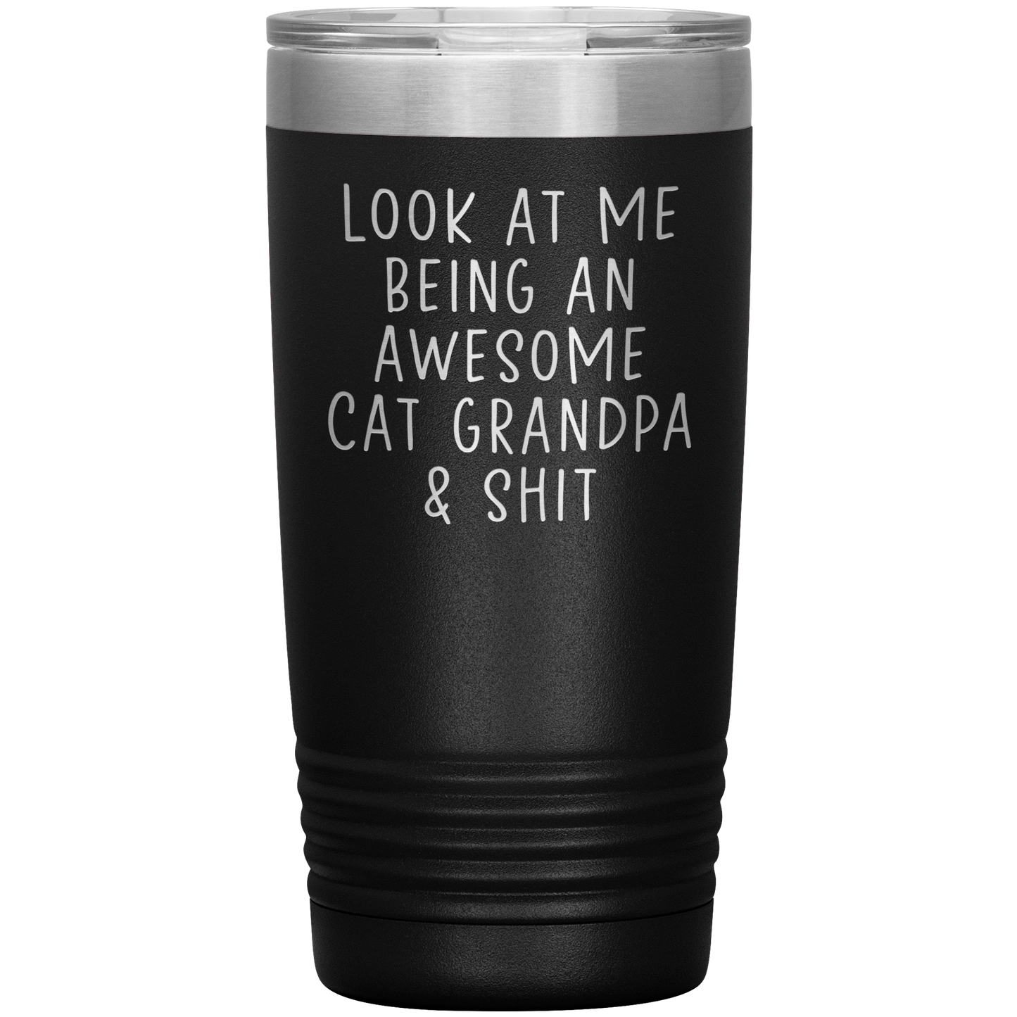 Cat Grandpa Gifts, Coffee Mug, Tumbler, Birthday Gifts for Men and Women