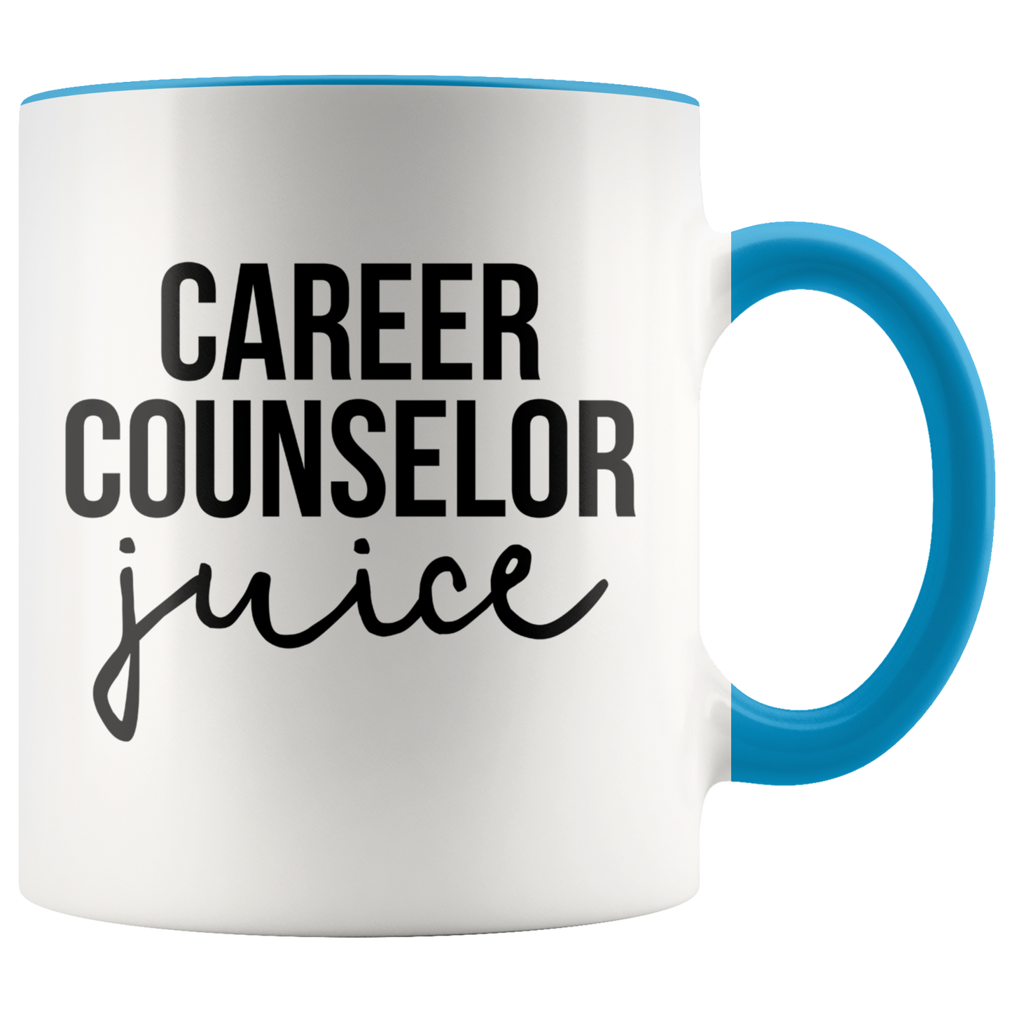 Career counselor Gifts, Coffee Mug, Two Tone Accent Cup, Birthday Gift for Men and Women