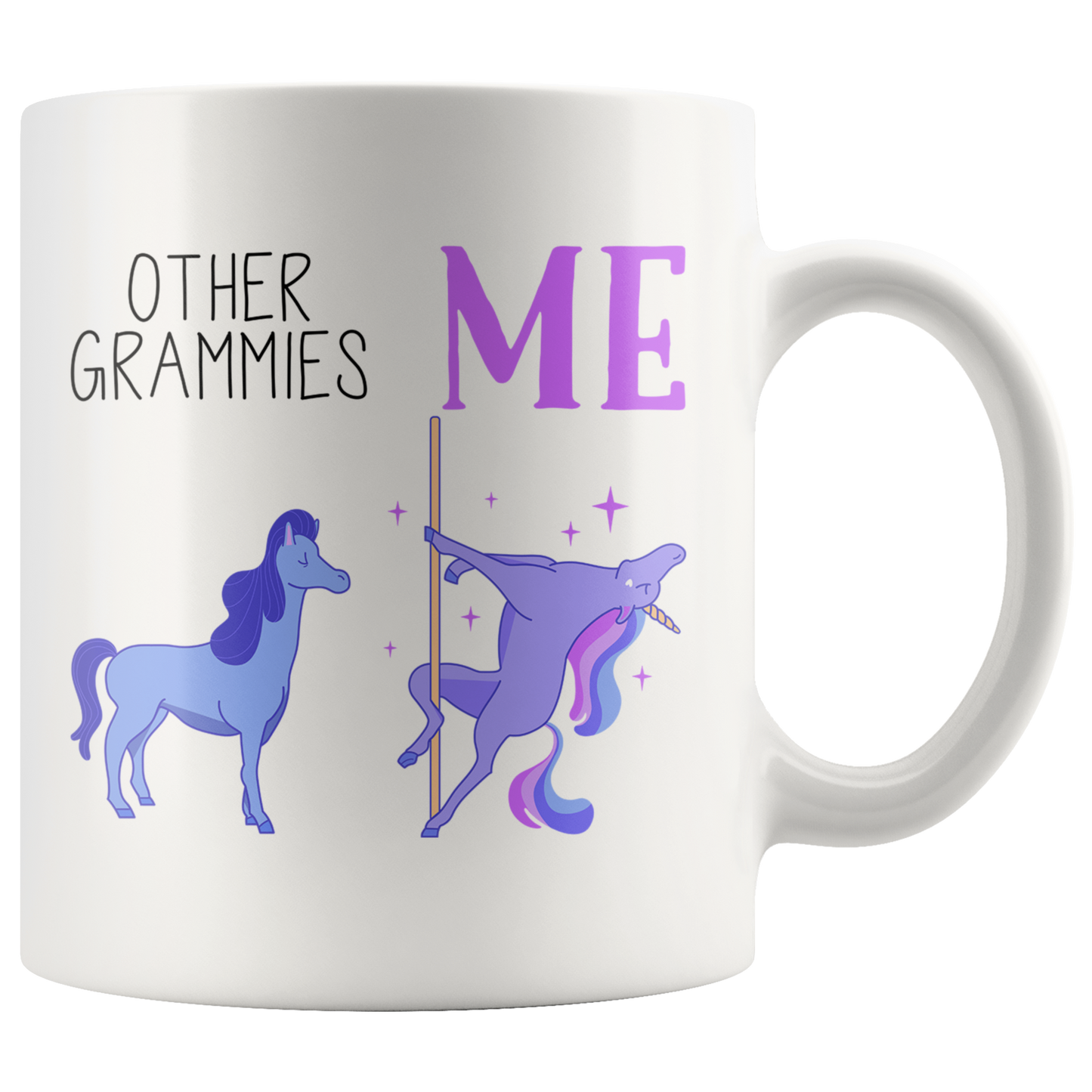 Grammy Gifts, Grammy Coffee Mug, Two Tone Accent Cup, Birthday Gift for Men and Women