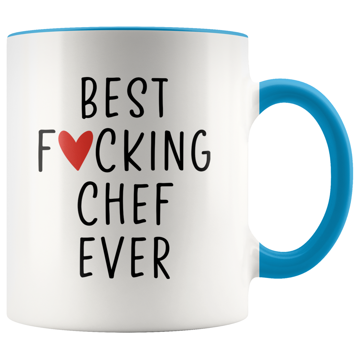 Chef Gifts, Funny Coffee Mug, Appreciation Two Tone Accent Cup, Birthday Gift for Men and Women