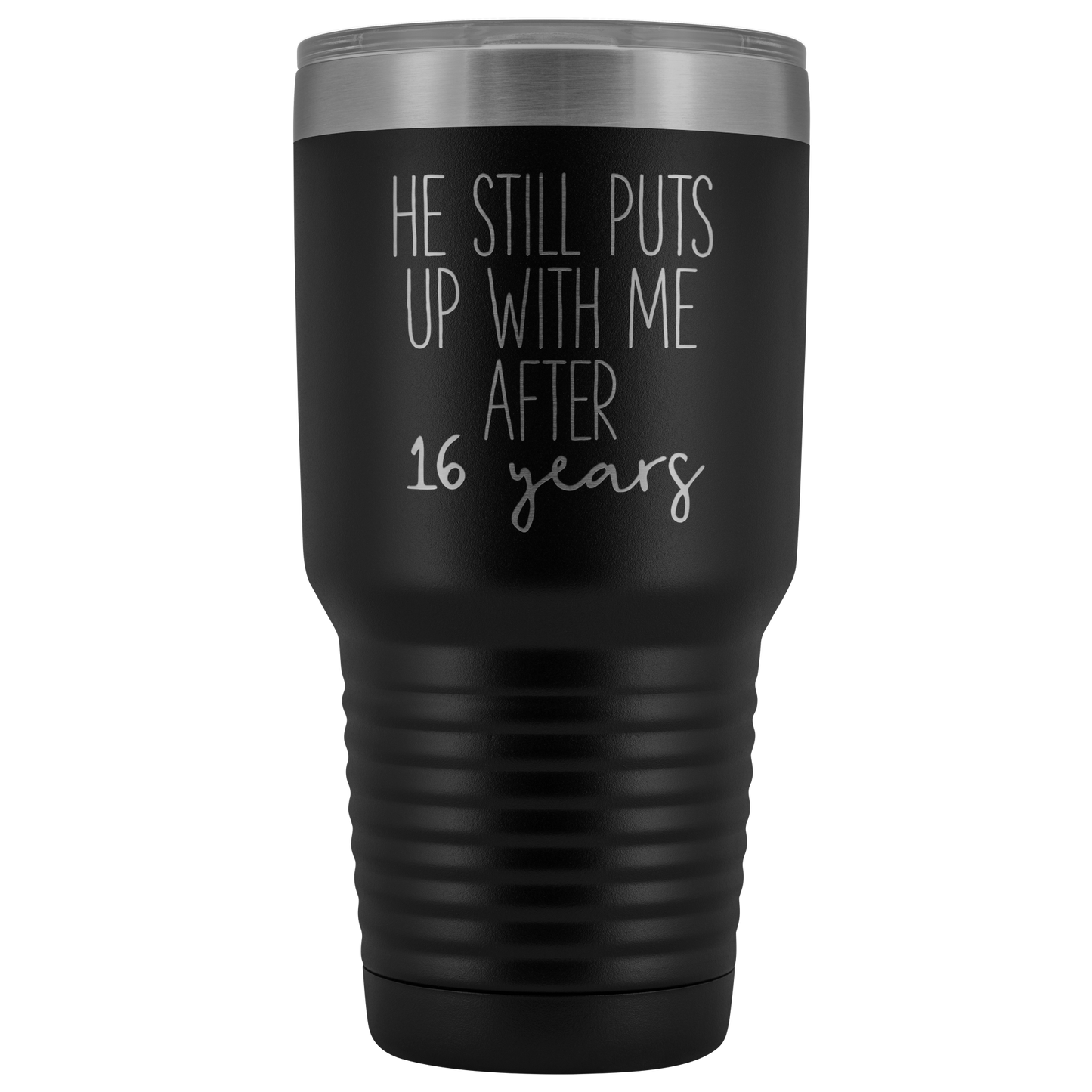 16th Anniversary Gift for Wife, 16th Anniversary Gift for Her, 16 Year Gift for Wife, Tumbler Mug