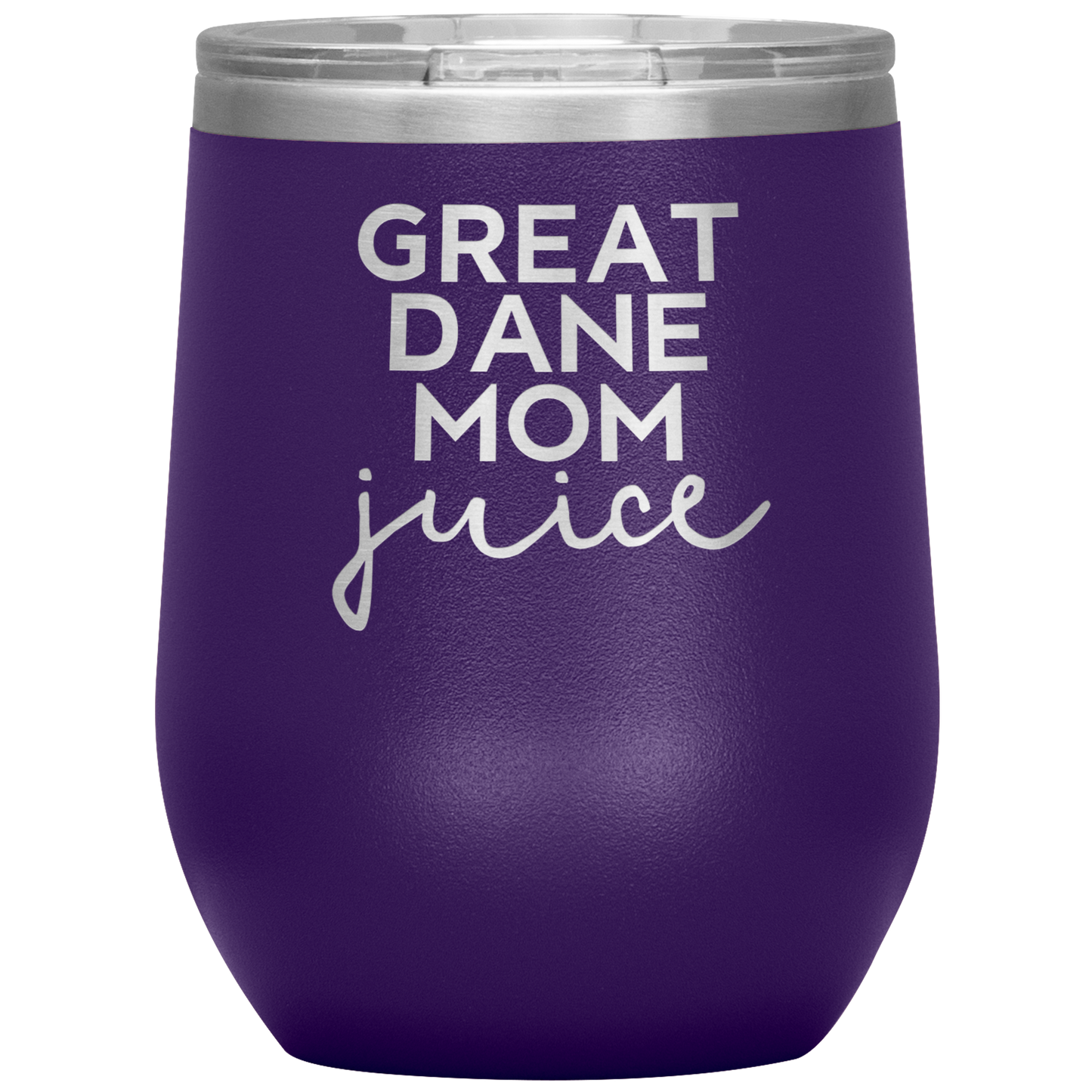 Great Dane Mom Wine Tumbler, Great Dane Mom Gifts, Travel Wine Cup, Presentes de Aniversário para Homens e Mulheres