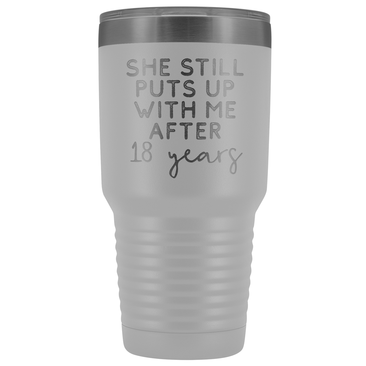 18 Anniversario Regalo 18 Anno Wedding Anniversary Coffee Mug Funny Marito Tumbler Regali per Him Anniversary for Men Cup