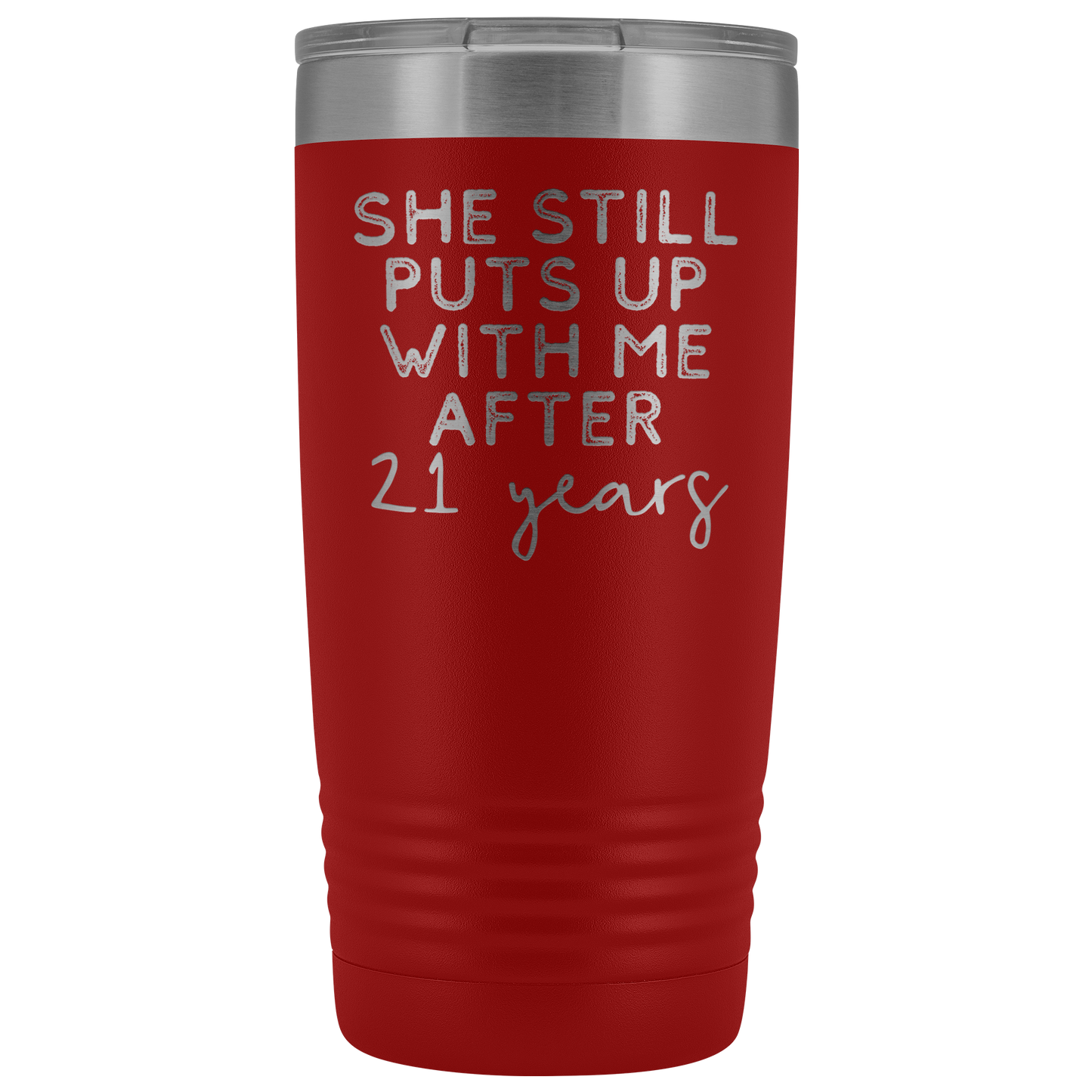 21e anniversaire Gift 21 Year Wedding Anniversary Coffee Mug Funny Husband Tumbler Gifts for Him Anniversary for Men Cup