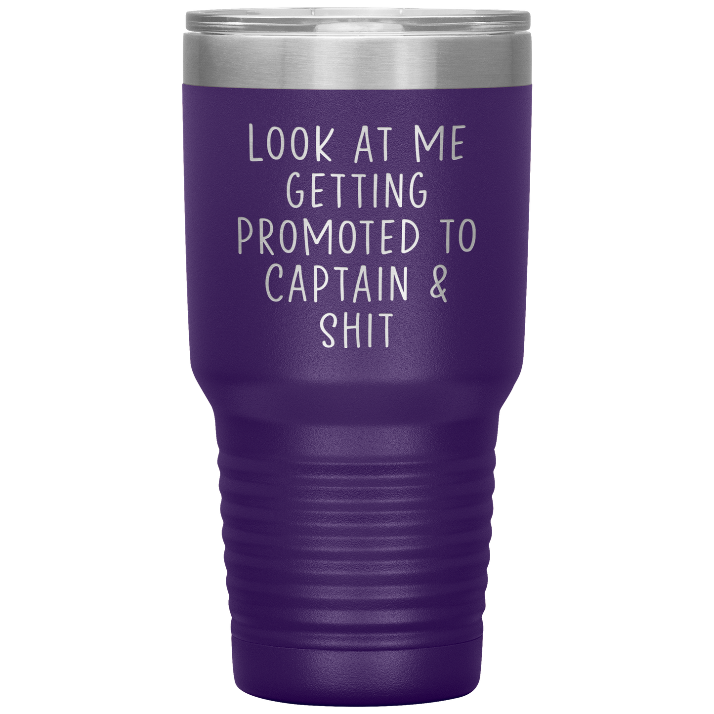 Captain Promotion Tumbler, Captain Promotion Gifts, Travel Coffee Mug, Birthday Gifts for Men and Women