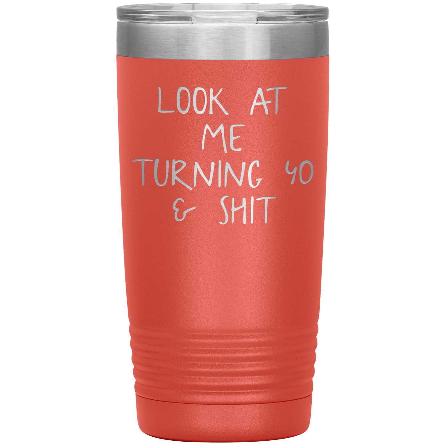 40th Birthday Tumbler, 40th Birthday Gifts, Travel Coffee Mug, Birthday Gifts for Men and Women