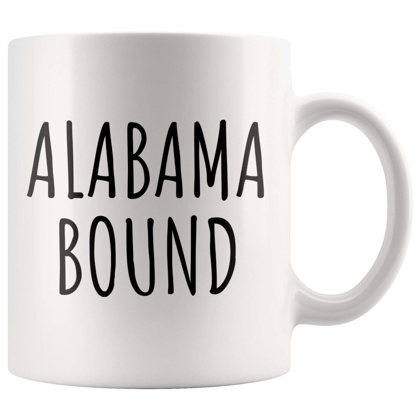 Moving to Alabama Gifts, Coffee Mug, Two Tone Accent Cup, Birthday Gift for Men and Women