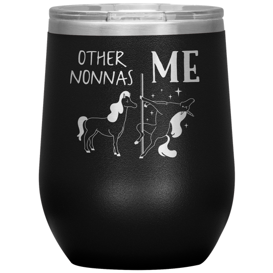 Nonna Wine Tumbler, Nonna Gifts, Travel Wine Cup, Birthday Gifts for Men and Women