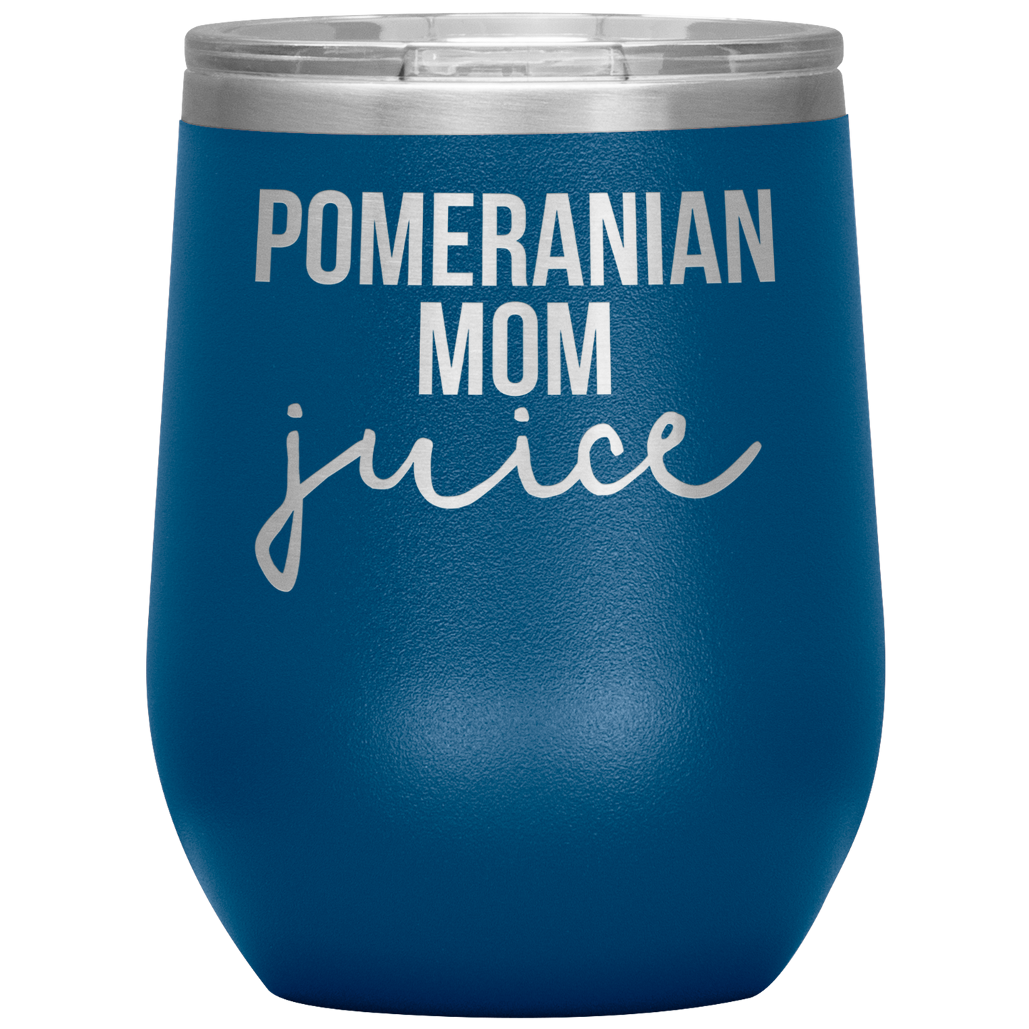 Pomeranian Maman vin Tumbler, Pomeranian maman cadeaux, voyage Vin Tasse, Cadeaux D'anniversaire pour hommes et femmes