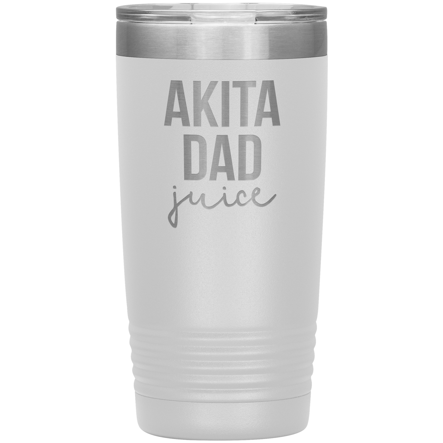 Akita Dad Tumbler, Funny Travel Coffee Mug, Birthday Gifts for Men and Women