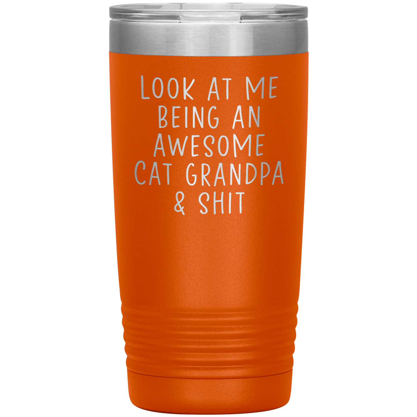 Cat Grandpa Gifts, Coffee Mug, Tumbler, Birthday Gifts for Men and Women