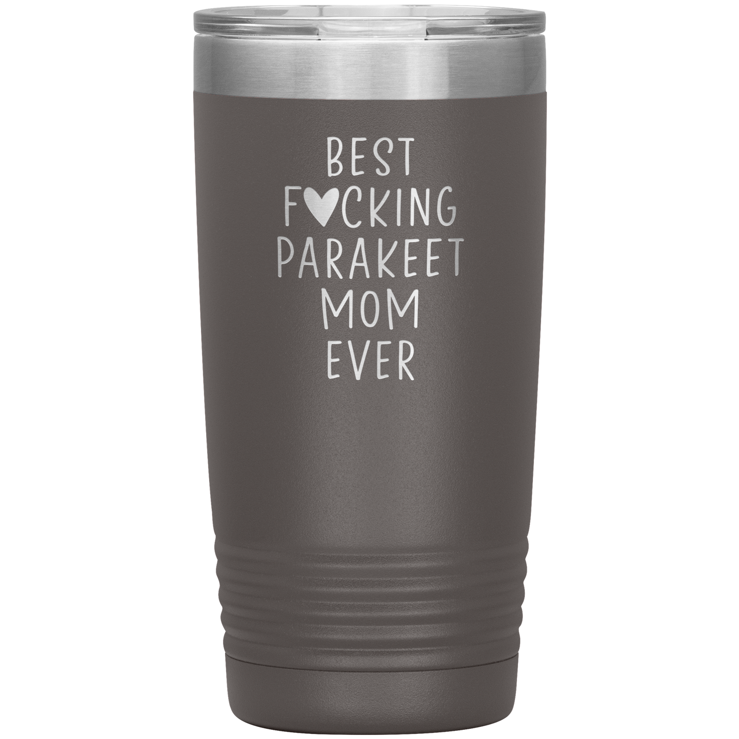 Parakeet Mom Tumbler, Parakeet Mom Gifts, Travel Coffee Mug, Birthday Gifts for Men and Women