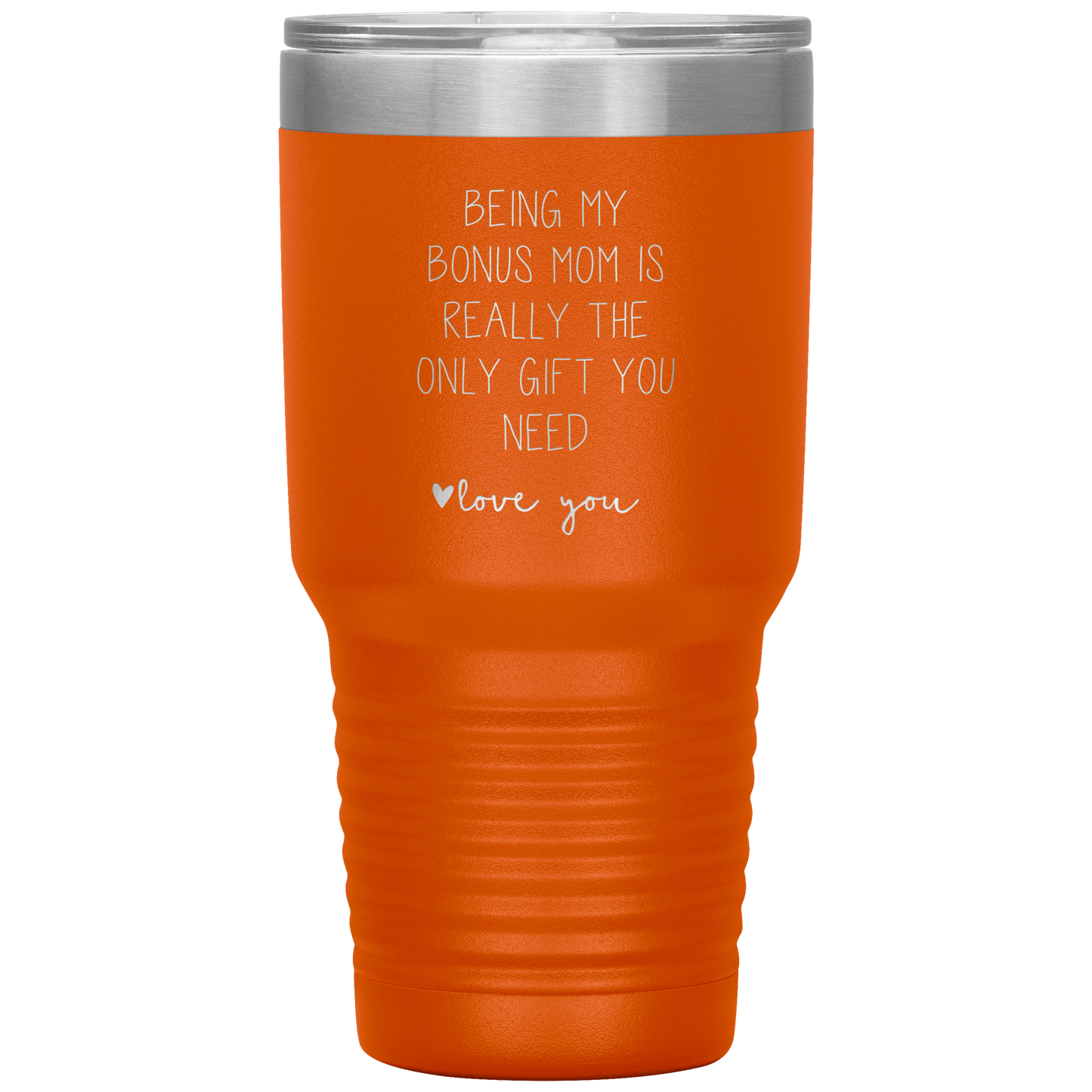 Bonus Mom Tumbler, Bonus Mom Gifts, Travel Coffee Mug, Birthday Gifts for Men and Women