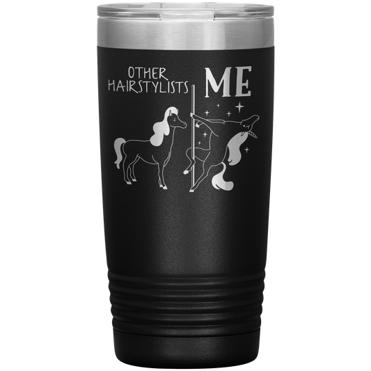 Hairstylist Tumbler, Cadeaux coiffeur, Tasse à café coiffeur, Cadeaux d’anniversaire pour hommes et femmes