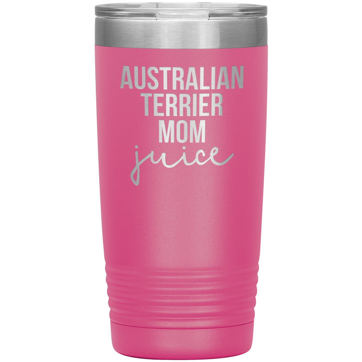 Australian Terrier Mom Tumbler, Funny Travel Coffee Mug, Birthday Gifts for Men and Women