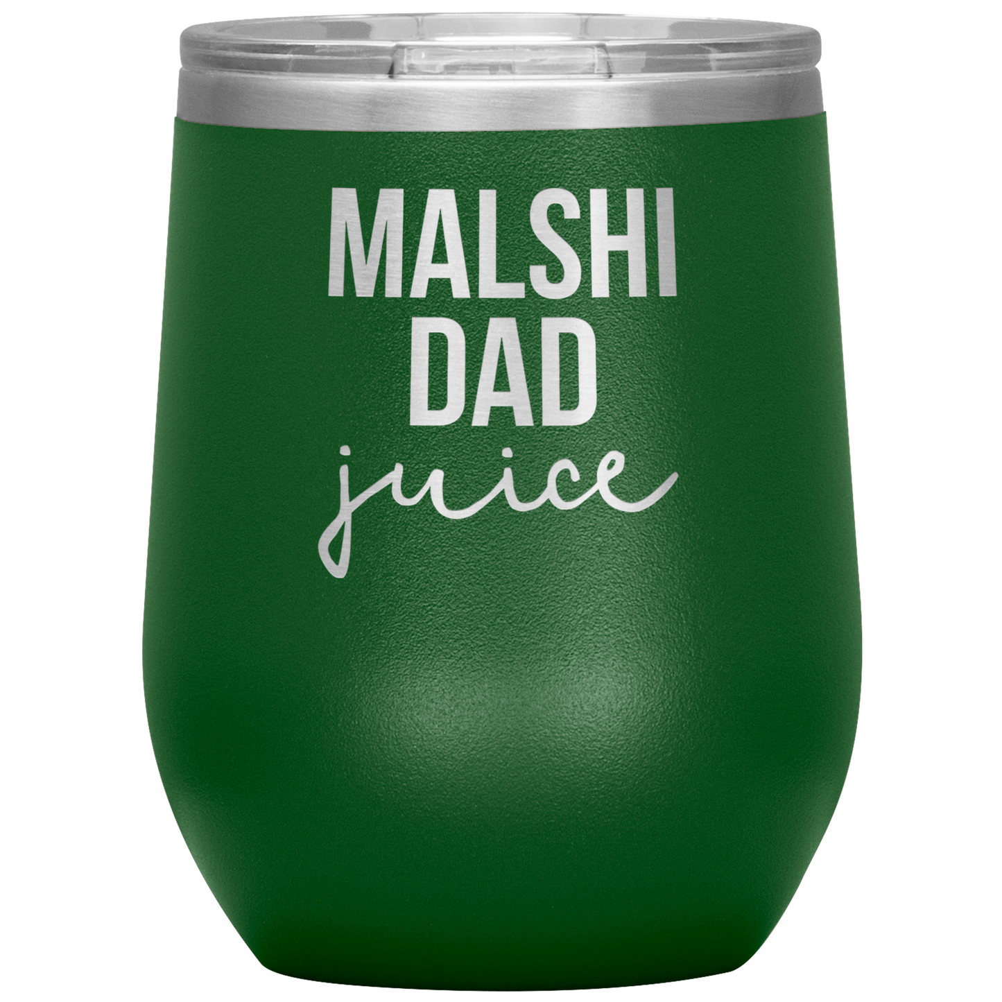 Malshi Dad Wine Tumbler, Malshi Dad Gifts, Travel Wine Cup, Birthday Gifts for Men and Women