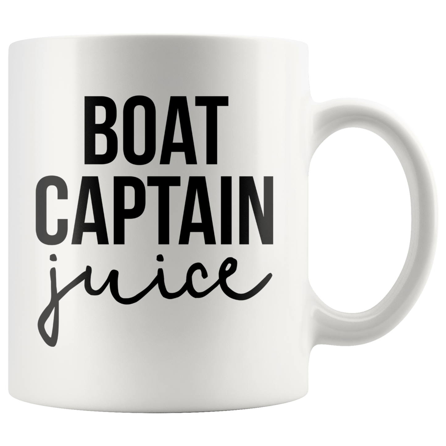 Boat Captain Gifts, Coffee Mug, Two Tone Accent Cup, Birthday Gift for Men and Women