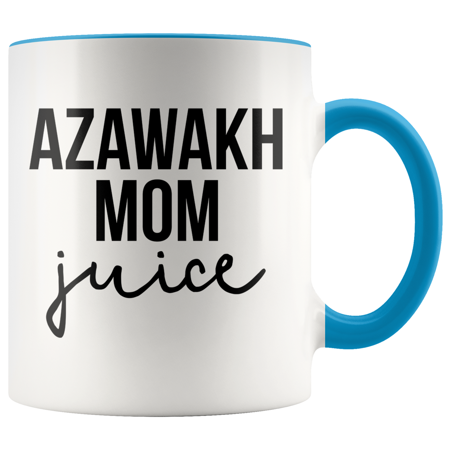 Azawakh Mom Gifts, Coffee Mug, Two Tone Accent Cup, Birthday Gift for Men and Women