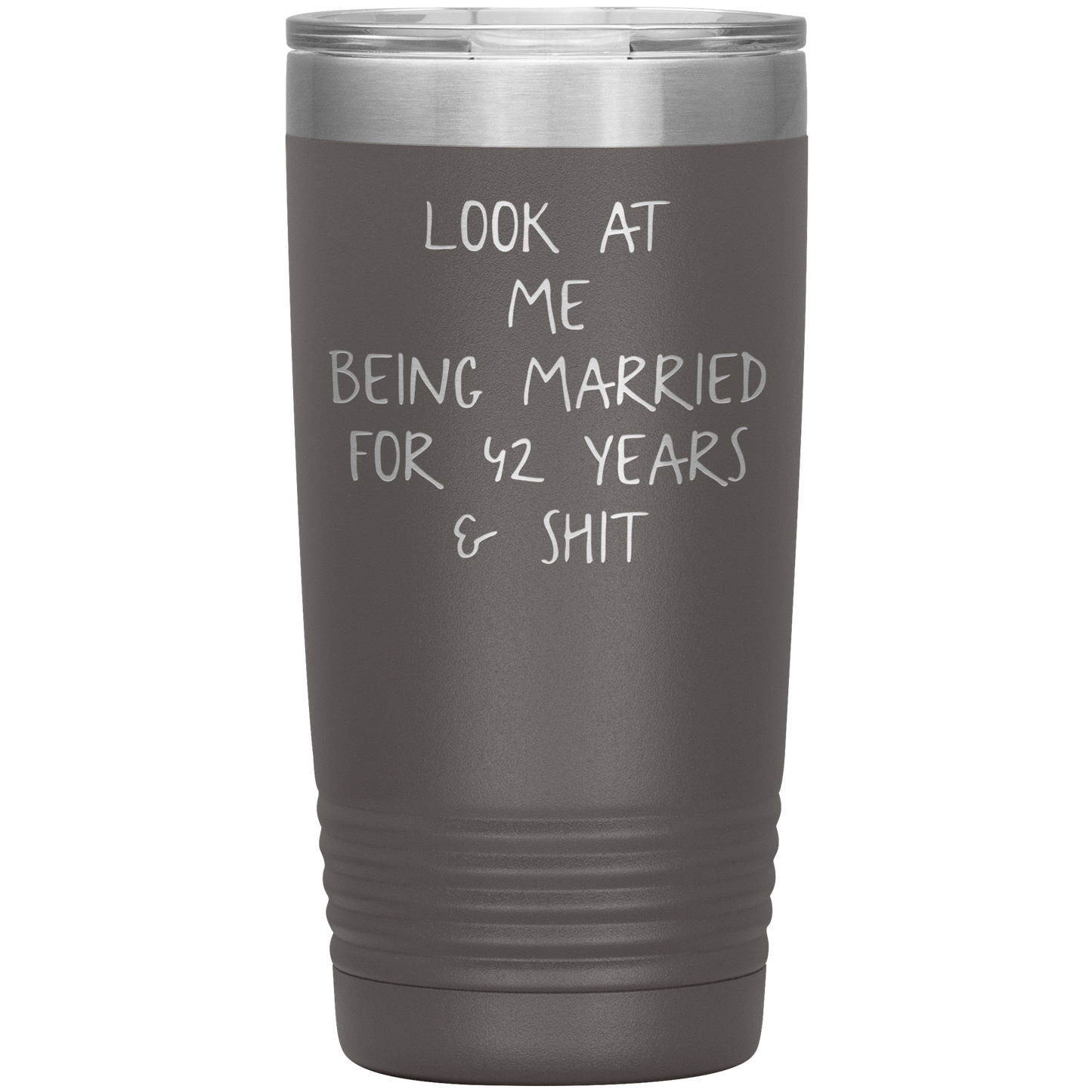 42nd Anniversary Gifts for Husband and Wife, Coffee Mug, Tumbler, Birthday Gifts for Men and Women