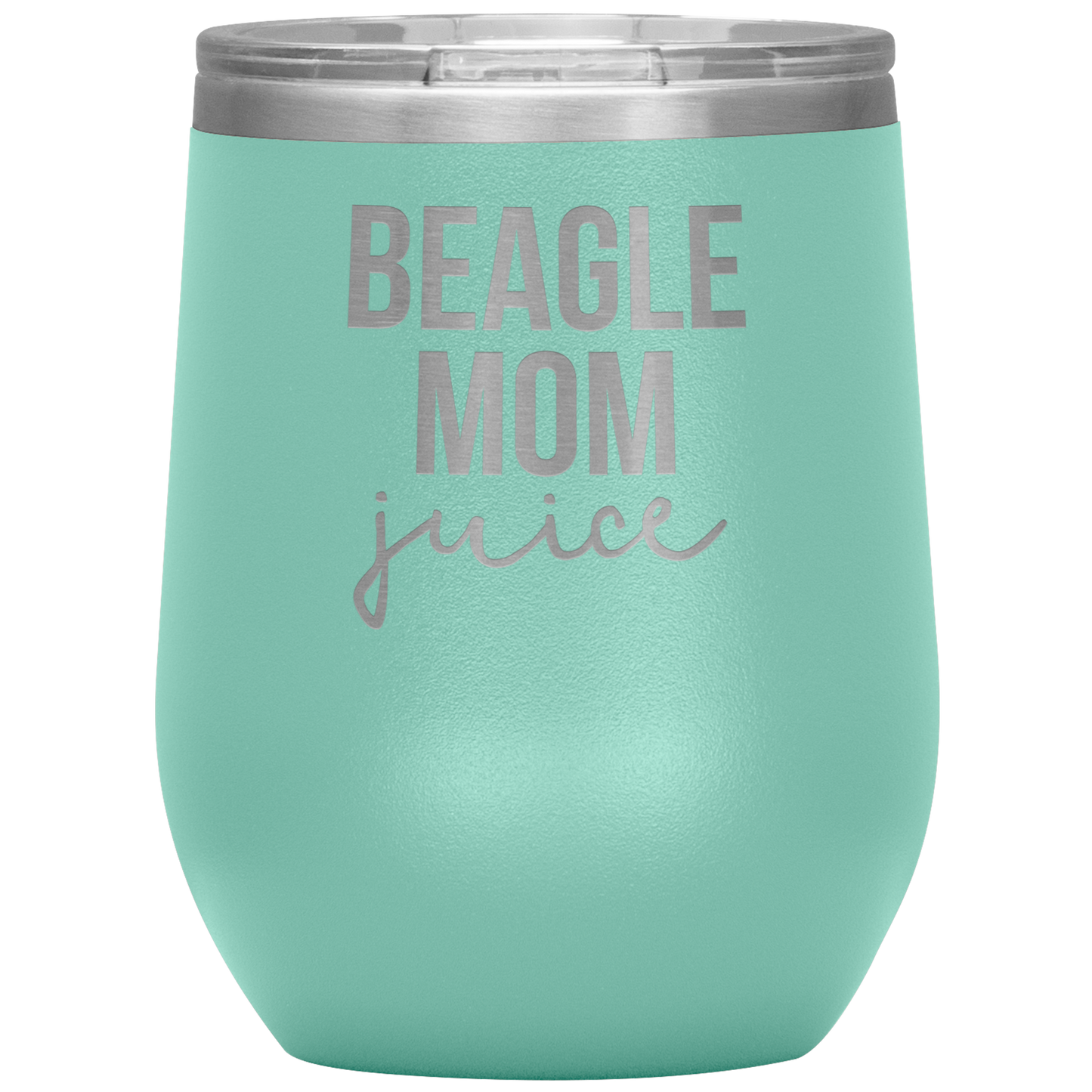 Beagle Mom Wine Tumbler, Beagle Mom Gifts, Travel Wine Cup, Cadeaux d’anniversaire pour hommes et femmes