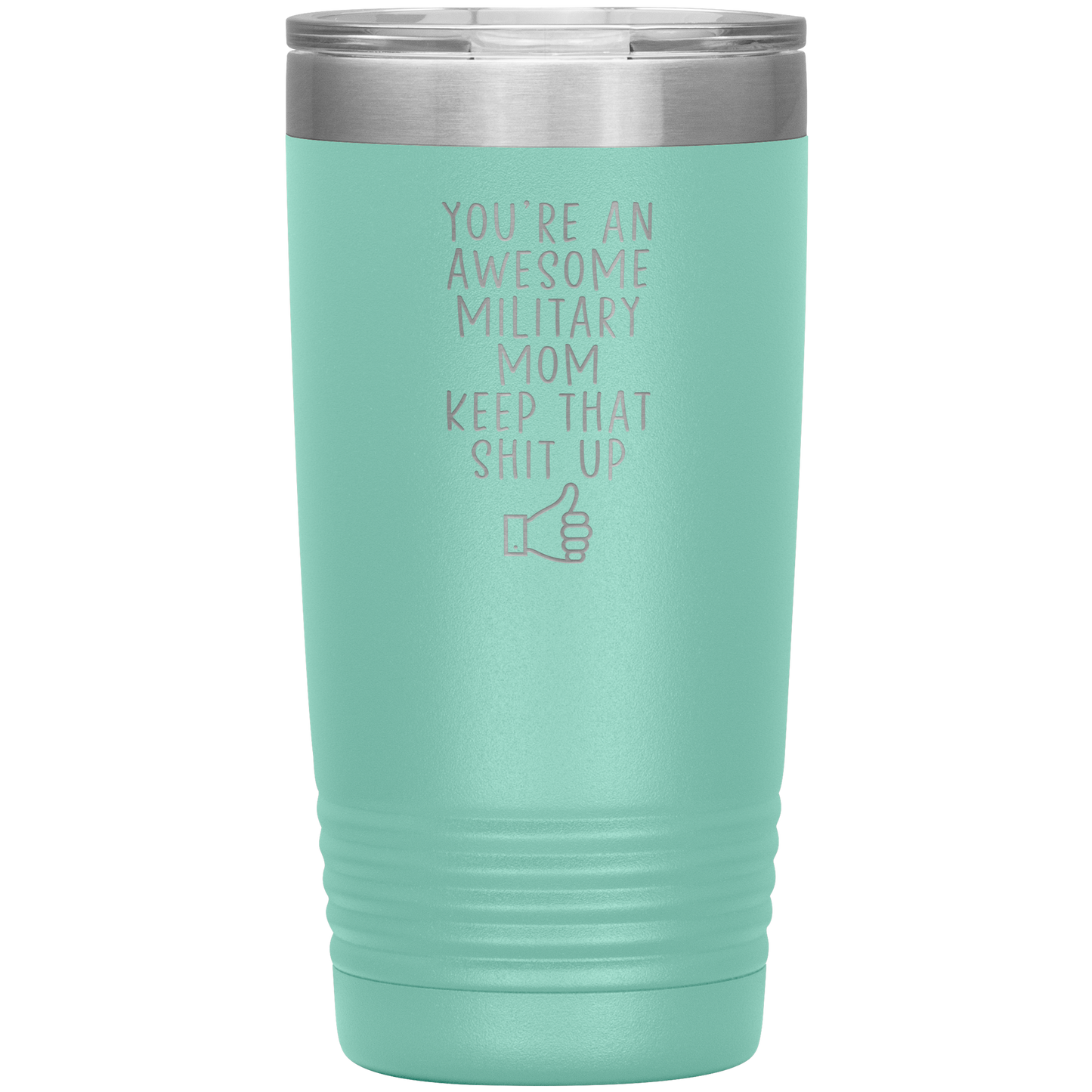 Militare Mamma Tumbler, Militare Mamma Doni, Travel Coffee Mug, Regali di compleanno per Uomini e Donne