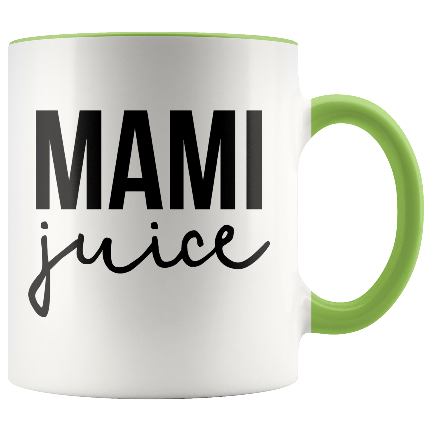 Mami Gifts, Coffee Mug, Two Tone Accent Cup, Birthday Gift for Men and Women