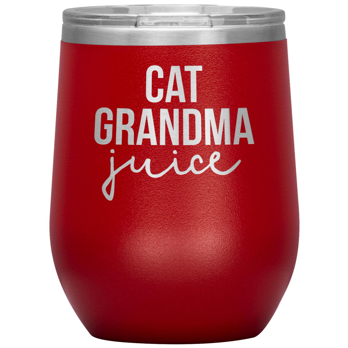 Cat Grandma Wine Tumbler, Cat Grandma Gifts, Travel Wine Cup, Birthday Gifts for Men and Women