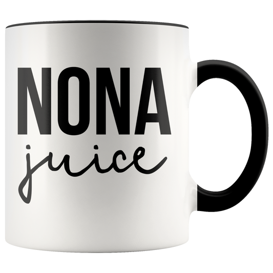 Nona Gifts, Coffee Mug, Two Tone Accent Cup, Birthday Gift for Men and Women