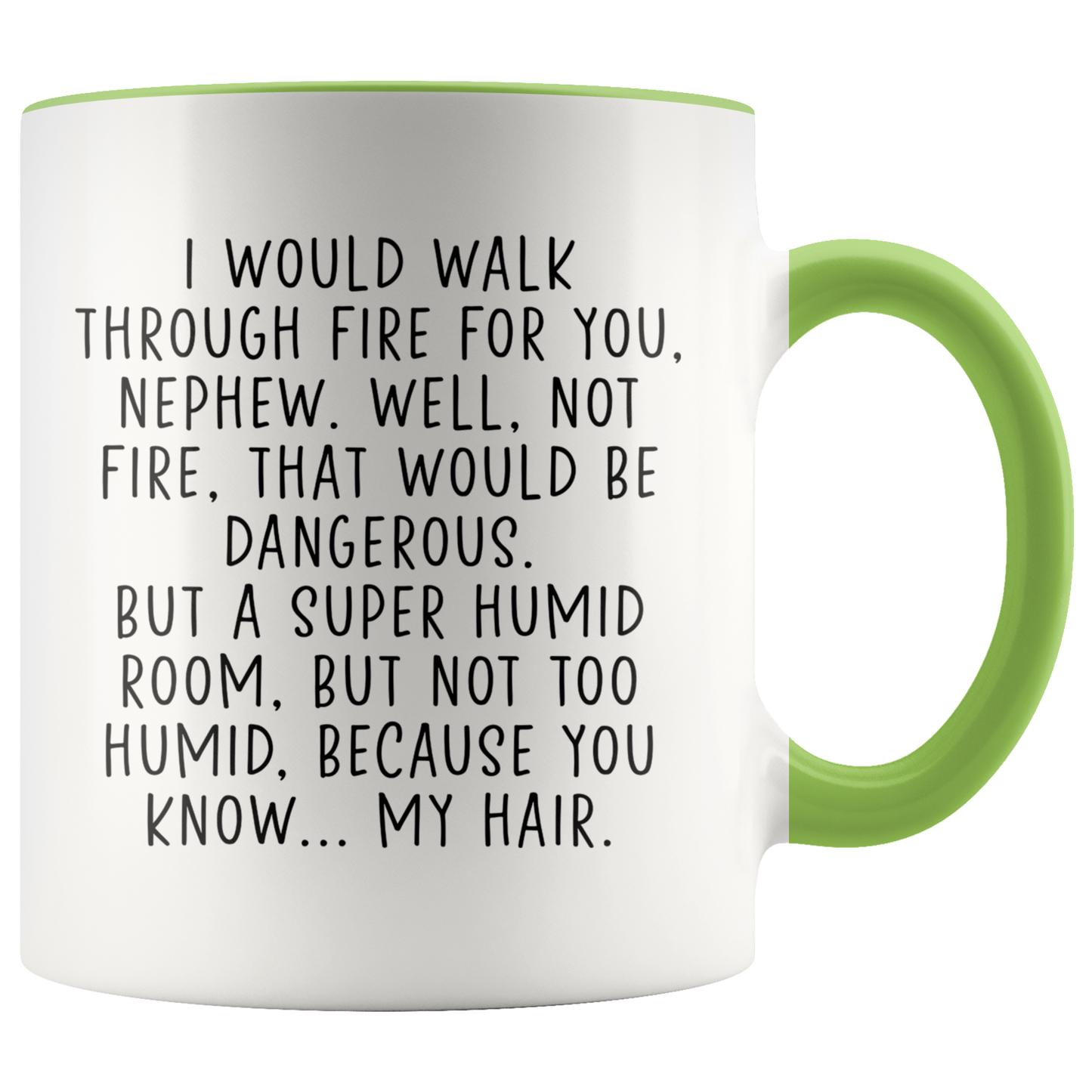 Nephew Gifts, Coffee Mug, Two Tone Accent Cup, Birthday Gift for Men and Women