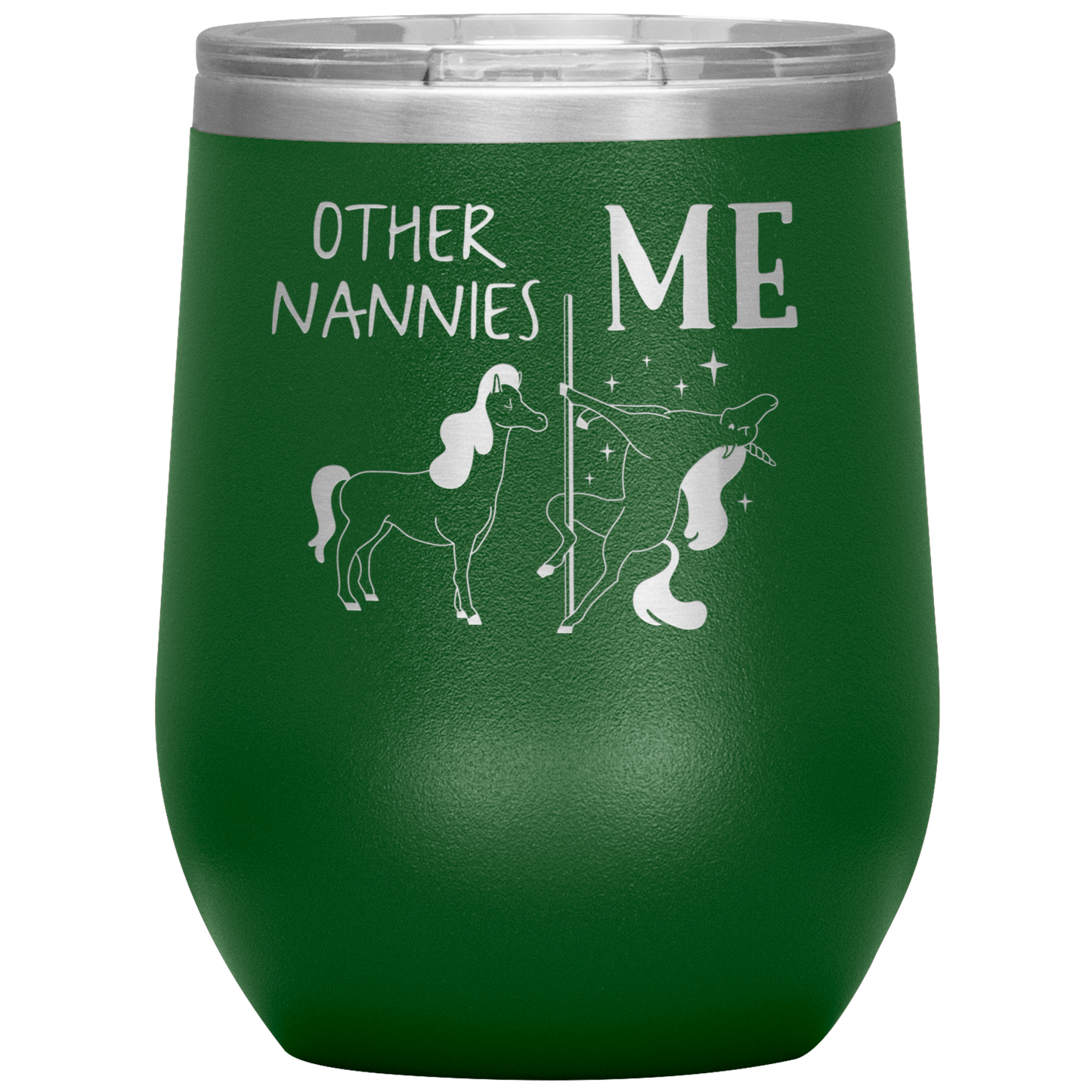 Nanny Wine Tumbler, Nanny Gifts, Travel Wine Cup, Birthday Gifts for Men and Women