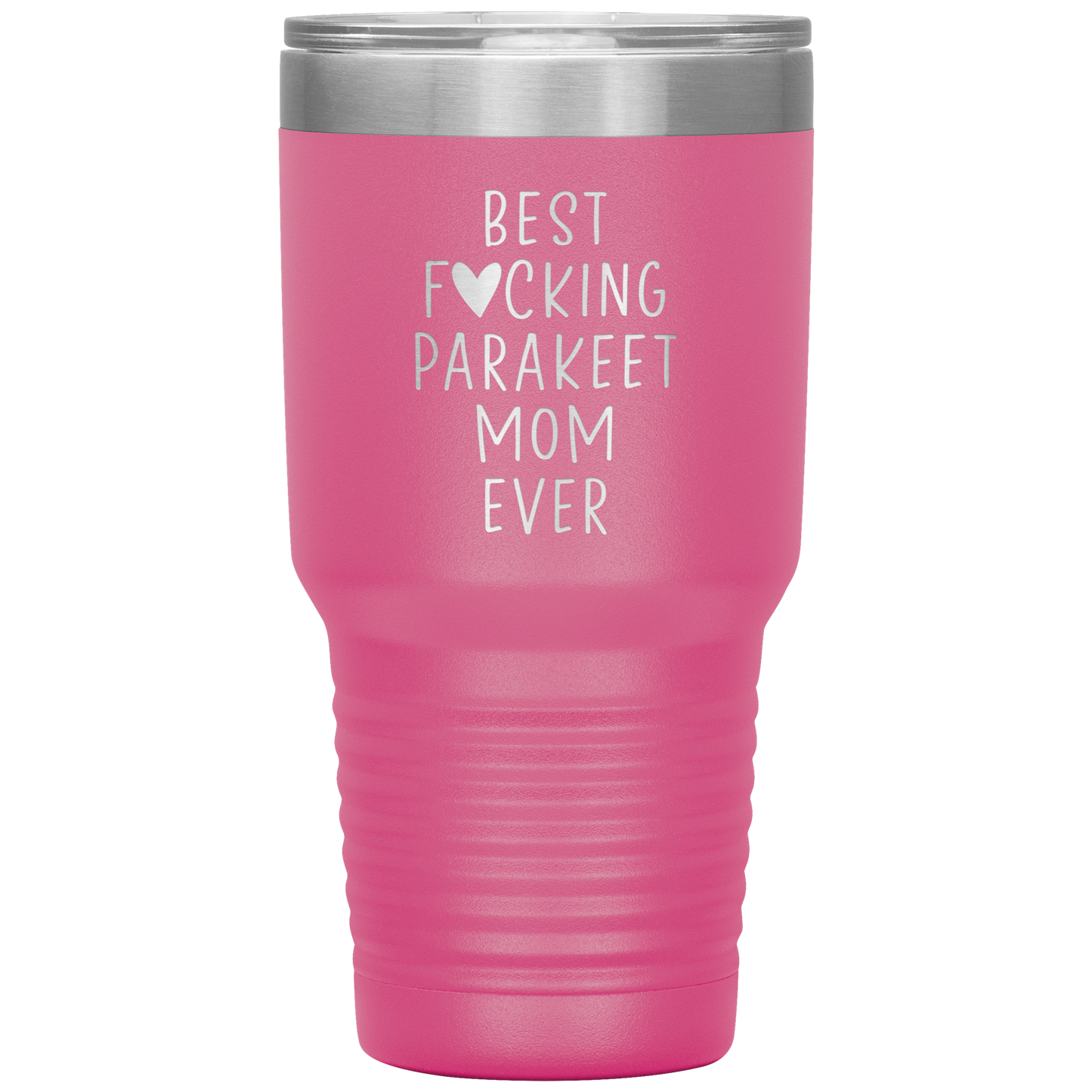 Parakeet Mom Tumbler, Parakeet Mom Gifts, Travel Coffee Mug, Birthday Gifts for Men and Women